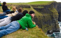 the cliffs of Ireland. 
